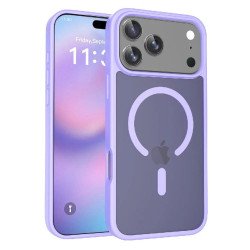 Clear Magnetic Magsafe TPU Phone Case for Apple iPhone 17 Pro Max (Purple) Clear Magnetic Magsafe TPU Phone Case for Apple iPhone 17 Pro Max (Purple)