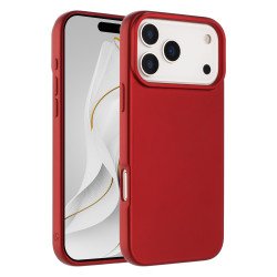 Glossy Shockproof Hard Phone Case Strong Anti-Scratch Protection for Apple iPhone 17 Pro (Red) Glossy Shockproof Hard Phone Case Strong Anti-Scratch Protection for Apple iPhone 17 Pro (Red)