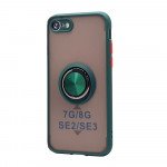 Tuff Slim Armor Hybrid Ring Stand Case for iPhone 8 / 7, iPhone SE (2020/2022) (Green)