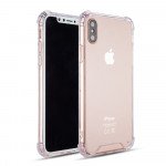 Wholesale Clear Armor Hybrid Transparent Case for Apple iPhone Xs / X (Clear)