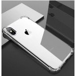 Wholesale Clear Armor Hybrid Transparent Case for Apple iPhone Xs / X (Clear)