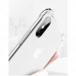 Wholesale Clear Armor Hybrid Transparent Case for Apple iPhone Xs / X (Clear)