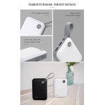 Wholesale Universal 10000 mAh Portable Dual Port Juicebox Power Bank Charger with Power Display JCB10 for Universal Cell Phones, Device (White)