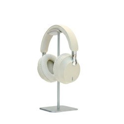 Wireless 6.0 Over-Ear Noise Cancelling Headphones with Heavy Bass & Cushion Comfort (Beige)