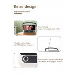 Wholesale Portable TV Phone Holder Design, Radio, Stereo (Display Screen is your Phone) KMTV300S for Universal Cell Phone And Bluetooth Device (Black)