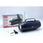 Wholesale Portable Wireless AM FM Radio Bluetooth Speaker with Flashlight and Solar Charge KMS145 for Universal Cell Phone And Bluetooth Device (Blue)