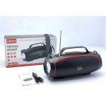 Wholesale Portable Wireless AM FM Radio Bluetooth Speaker with Flashlight and Solar Charge KMS145 for Universal Cell Phone And Bluetooth Device (Red)