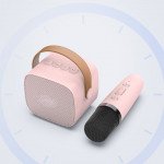 Wholesale Cute Bluetooth Speaker & Microphone: Portable Karaoke Fun, Loud Sound for Music & Song KMS-180 for Universal Cell Phone And Bluetooth Device (Pink)
