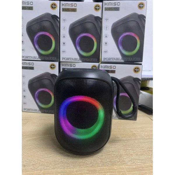 Wholesale Experience High-Quality Sound DJ Portable Bluetooth Speaker - Perfect for Parties, Events and More KMS182 for Universal Cell Phone And Bluetooth Device (Black)