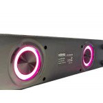 Wholesale Latest Boombox Strip Speaker: TWS, Strong Build, Cool Illuminating Light KMS-185 for Universal Cell Phone And Bluetooth Device (Black)