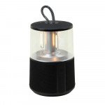 Wholesale Portable Bluetooth Speaker with Light Lamp and Carry Handle for Outdoor Adventures KMS265 for Universal Cell Phone And Bluetooth Device (Black)