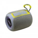 Wholesale Portable Bluetooth Speaker with RGB Lights and Powerful Sound - Perfect for Parties and Outdoor Events KMS655 for Universal Cell Phone And Bluetooth Device (Light Gray)