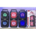 Wholesale Premium Tower Design Wireless Bluetooth Karaoke Speaker with Multi-Function Features for Indoor & Outdoor Use KMS6686 for Universal Cell Phone And Bluetooth Device (Black)