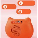 Wholesale Cute Owl Design LED Portable Wireless Bluetooth Speaker L23 for Universal Cell Phone And Bluetooth Device (Hot Pink)