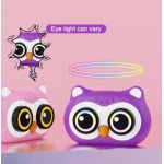 Wholesale Cute Owl Design LED Portable Wireless Bluetooth Speaker L23 for Universal Cell Phone And Bluetooth Device (Black)