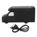 Wholesale Recreational Vehicle Van Design Portable Bluetooth Speaker - Solar Powered, Multi-Media Compatibility L315 for Universal Cell Phone And Bluetooth Device (Black)