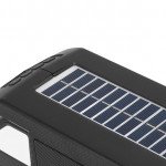 Wholesale Recreational Vehicle Van Design Portable Bluetooth Speaker - Solar Powered, Multi-Media Compatibility L315 for Universal Cell Phone And Bluetooth Device (Gray)
