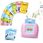 Wholesale Early Education Talking Flash Cards Reader - English Language Mini Pocket Vocabulary Learning Toy for Kids L6 for Children Kid Party Outdoor and Indoor Play (Pink)