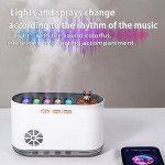 Wholesale Aroma Humidifier with Multi-Color LED Mist - Essential Oil Diffuser LA0649 for Home, Office & Outdoor Use (White)