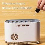 Wholesale Aroma Humidifier with Multi-Color LED Mist - Essential Oil Diffuser LA0649 for Home, Office & Outdoor Use (White)