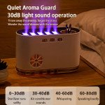 Wholesale Aroma Humidifier with Multi-Color LED Mist - Essential Oil Diffuser LA0649 for Home, Office & Outdoor Use (White)