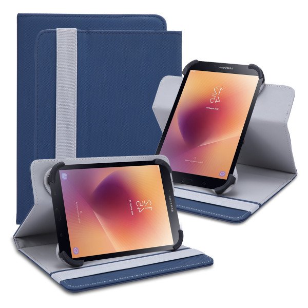Wholesale Universal Protective Leather Cover Stand Case for Universal 10 Inches Tablets (Blue)