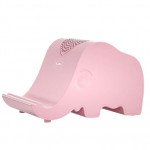Wholesale Cute Elephant Design Mobile Stand: Wireless Bluetooth Audio Speaker for Phones V63 for Universal Cell Phone And Bluetooth Device (Pink)