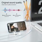 Wholesale Premium 3.5mm AUX Audio Jack to Lightning Earphone Adapter Dongle (Plug and Play) for Universal Cell Phone, Device and More (White)
