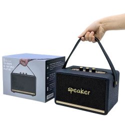 Bass Diaphragm and Subwoofer Design Portable Bluetooth Wireless Speaker for Deep, Dynamic Sound Anywhere (Black) Bass Diaphragm and Subwoofer Design Portable Bluetooth Wireless Speaker for Deep, Dynamic Sound Anywhere (Black)