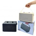 Wholesale Powerful Stereo Bass and Subwoofer Design Bluetooth Speaker – Portable Sound Box with Carrying Strap (Black)