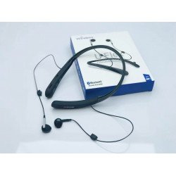 Flex Neck Band Sports Earphone Bluetooth Wireless Music Headset Earbuds Headphone MJ6988 for Universal Cell Phone And Bluetooth Device (Black)