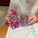 Wholesale Glitter Rhinestone Diamond Fashion Mirror Jewel Phone Case for Apple iPhone 17 Pro (Black)