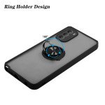 Wholesale Tuff Slim Armor Hybrid Ring Stand Case for Motorola Moto Edge 2022 (Navy Blue)