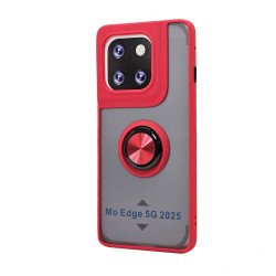 Tuff Slim Armor Hybrid Ring Stand Case for Motorola Edge 2025 (Red) Tuff Slim Armor Hybrid Ring Stand Case for Motorola Edge 2025 (Red)