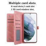 Wholesale Premium PU Leather Folio Wallet Front Cover Case with Card Holder Slots and Wrist Strap for Motorola Moto G 5G (2022) (Red)