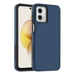Wholesale Glossy Dual Layer Armor Defender Hybrid Protective Case Cover for Motorola Moto G 5G 2023 (Navy Blue)