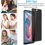 Wholesale Privacy Anti-Spy Full Cover Tempered Glass Screen Protector for Motorola Moto G 5G 2024 (Black)