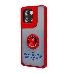 Tuff Slim Armor Hybrid Ring Stand Case for Motorola Moto G Play / G Power 2025 (Red) Tuff Slim Armor Hybrid Ring Stand Case for Motorola Moto G Play / G Power 2025 (Red)