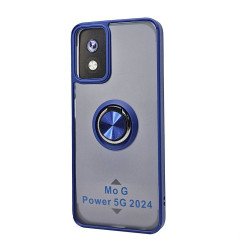 Tuff Slim Armor Hybrid Ring Stand Case for Motorola Moto G Power 5G 2024 (Navy Blue) Tuff Slim Armor Hybrid Ring Stand Case for Motorola Moto G Power 5G 2024 (Navy Blue)