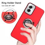 Wholesale Dual Layer Armor Hybrid Stand Ring Case for Motorola Moto G Power 5G 2024 (Red)
