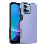 Wholesale Glossy Dual Layer Armor Defender Hybrid Protective Case Cover for Motorola Moto G Stylus 5G 2023 (Purple)