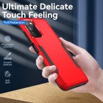 Wholesale Heavy Duty Strong Armor Hybrid Trailblazer Case Cover for Motorola Moto G Power 5G 2023 (Red)