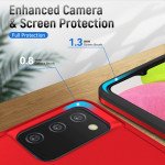 Wholesale Heavy Duty Strong Armor Hybrid Trailblazer Case Cover for Motorola Moto G Power 5G 2023 (Red)