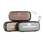 Wholesale Cool Grill Design Flash Light Portable Bluetooth Speaker NB204 for Phone, Device, Music, USB (Silver)