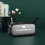 Wholesale Cool Grill Design Flash Light Portable Bluetooth Speaker NB204 for Phone, Device, Music, USB (Silver)
