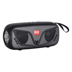 Owl Outdoor Compact Wireless FM Radio Bluetooth Speaker Flashlight, Solar Power NB306 for Universal Cell Phone And Bluetooth Device (Black)