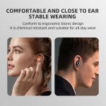 Wholesale Cool Record Player Design Casing TWS Bluetooth Wireless Headphone Earbuds Headset With Battery Display NP61Pro for Universal Cell Phone And Bluetooth Device (Black)