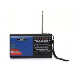 Multifunctional Bluetooth Speaker with AM/FM Radio, Solar Charging, and Built-in Flashlight NS2040 for Universal Cell Phone And Bluetooth Device (Blue) Multifunctional Bluetooth Speaker with AM/FM Radio, Solar Charging, and Built-in Flashlight NS2040 for Universal Cell Phone And Bluetooth Device (Blue)