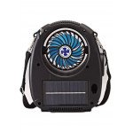 Wholesale Outdoor Cooling Fan FM Radio Portable Bluetooth Speaker With Flashlight Solar Panel Charge Carrying Strap NS-8059SF for Universal Cell Phone And Bluetooth Device (Blue)