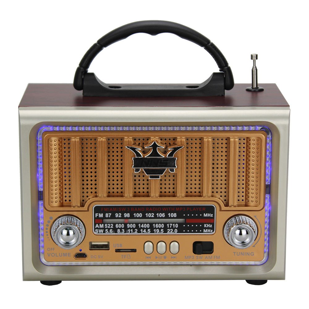 Radio Vintage Retro Recargable Usb Am/fm Bluetooth Sd